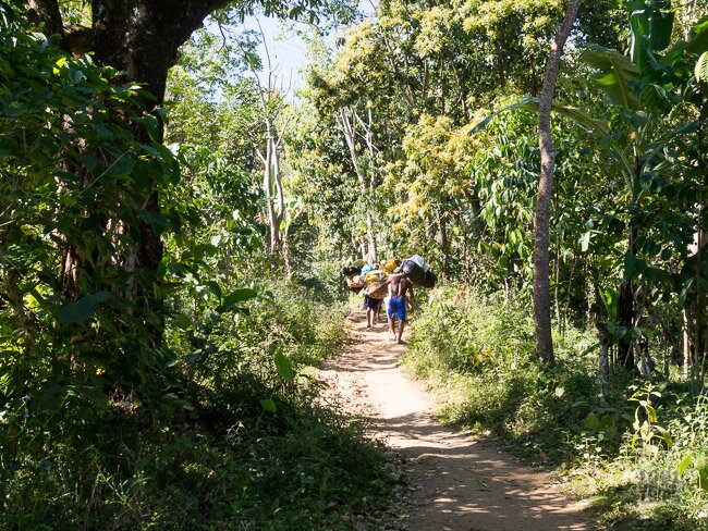 Day 1: Our porters are leading the way