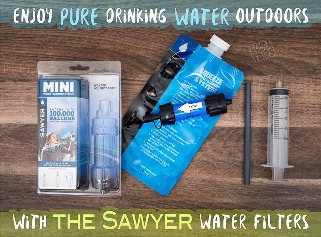 Enjoy pure drinking water outdoors with the Sawyer water filters